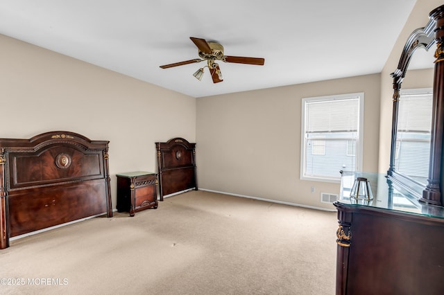 20 Lone Star Ln, Manalapan, NJ 07726 - bedroom with light carpet, baseboards, and a ceiling fan