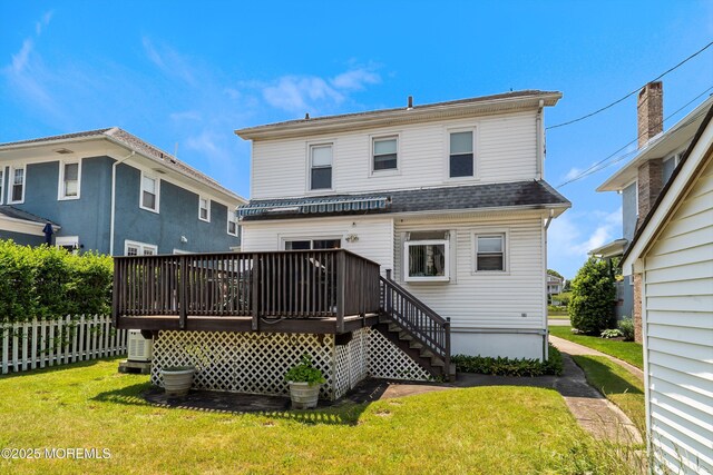 510 Bradley Blvd, Bradley Beach, NJ 07720 - back of house with a deck