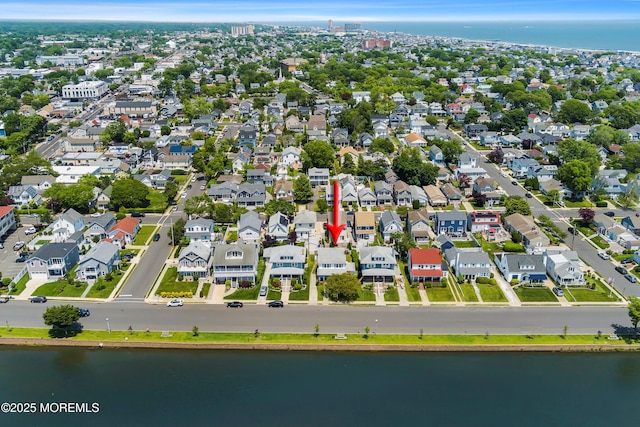 510 Bradley Blvd, Bradley Beach, NJ 07720 - aerial overview of property's location with a large body of water and nearby suburban area