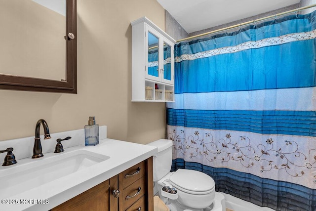 3 Stratton Pl, New Monmouth, NJ 07748 - bathroom with toilet, vanity, and a shower with curtain