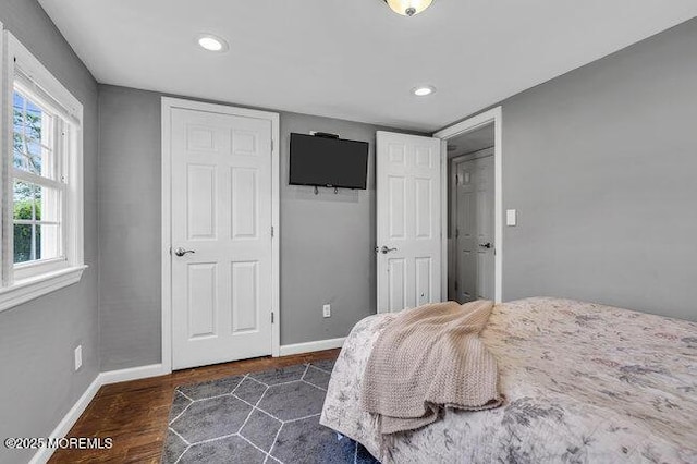 2909 Arthur St, Wall, NJ 07719 - bedroom with wood finished floors and recessed lighting
