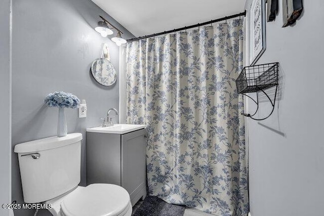 2909 Arthur St, Wall, NJ 07719 - bathroom with vanity and a shower with shower curtain