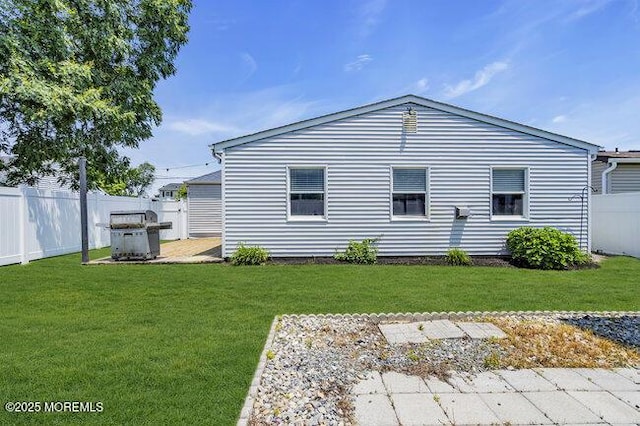 2909 Arthur St, Wall, NJ 07719 - back of house with a fenced backyard