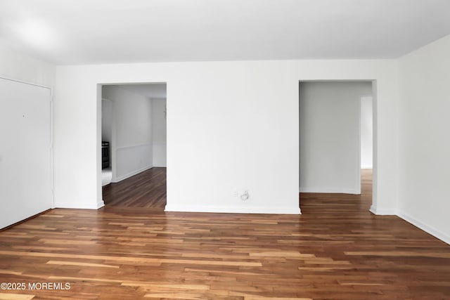 283 Spring St Unit 283B, Red Bank, NJ 07701 - empty room featuring wood finished floors and baseboards