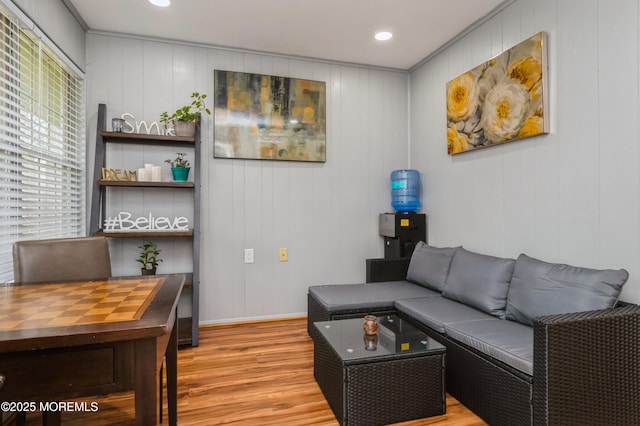 59B Cambridge Cir, Manchester, NJ 08759 - living area with light wood-style flooring, an office area, recessed lighting, and baseboards