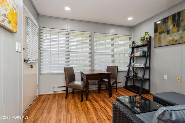 59B Cambridge Cir, Manchester, NJ 08759 - office area featuring wood finished floors, plenty of natural light, recessed lighting, and baseboards