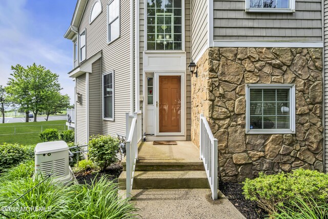 66 Shore Dr Unit 20, South Amboy, NJ 08879 - property entrance with stone siding