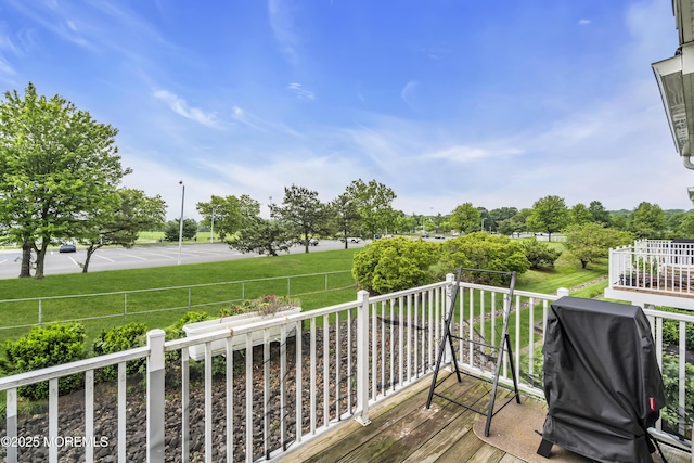 66 Shore Dr Unit 20, South Amboy, NJ 08879 - wooden deck featuring a yard