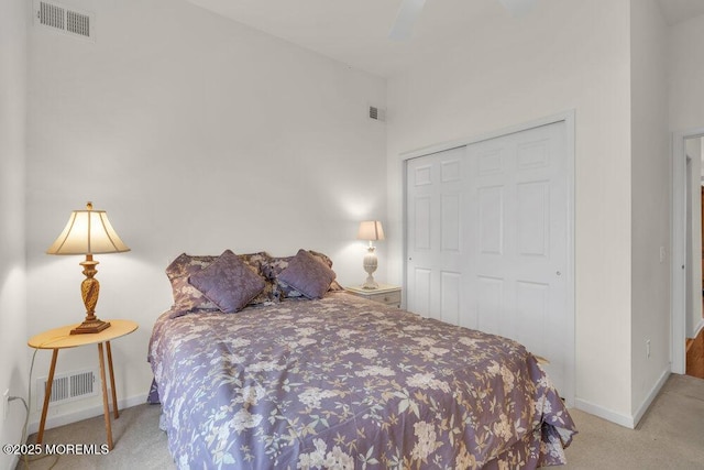 39 Barton Creek Rd, Jackson, NJ 08527 - carpeted bedroom featuring a closet and a ceiling fan