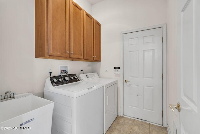 39 Barton Creek Rd, Jackson, NJ 08527 - laundry area with cabinet space, washing machine and clothes dryer, and light tile patterned flooring