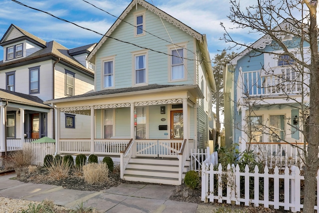 142 Heck Ave, Ocean Grove, NJ 07756 - view of front of property with covered porch