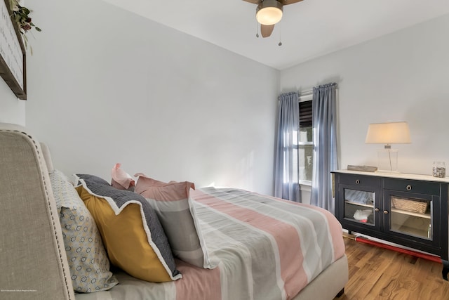 142 Heck Ave, Ocean Grove, NJ 07756 - bedroom featuring wood finished floors and ceiling fan