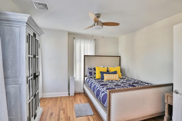 142 Heck Ave, Ocean Grove, NJ 07756 - bedroom with wood finished floors, baseboards, and a ceiling fan