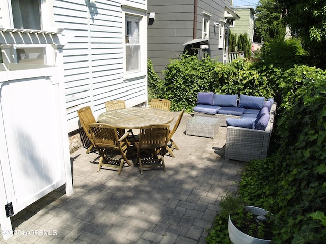 142 Heck Ave, Ocean Grove, NJ 07756 - view of patio featuring outdoor lounge area and outdoor dining space