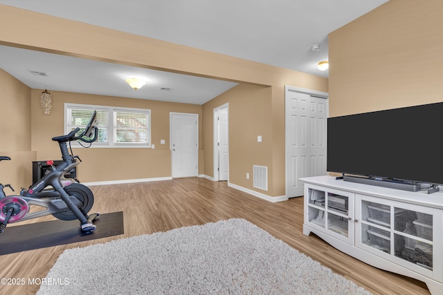 7 Juniper Ln, Jackson, NJ 08527 - exercise area featuring wood finished floors and baseboards