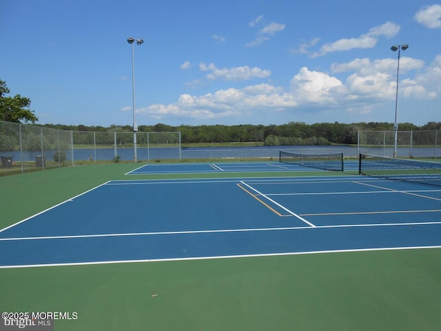 483 Coral Ln, Manahawkin, NJ 08050 - view of tennis court featuring community basketball court