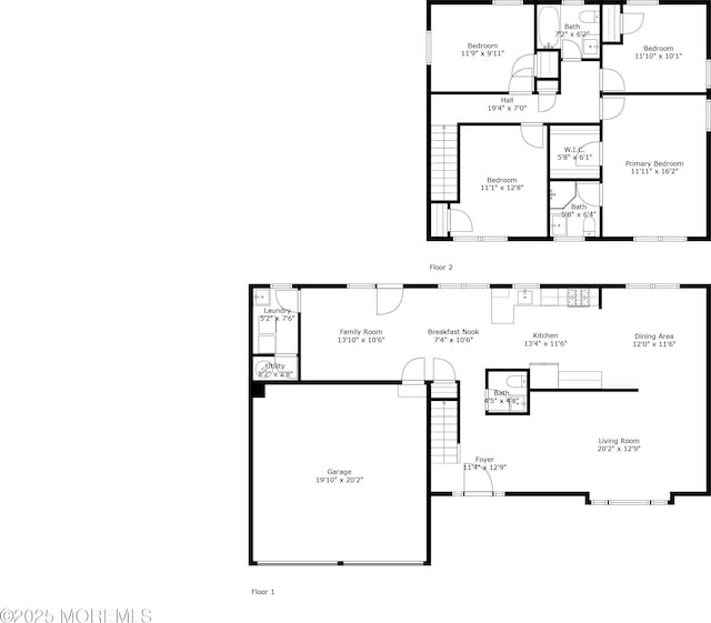 1172 Concord Dr, Brick, NJ 08724 - floor plan / room layout