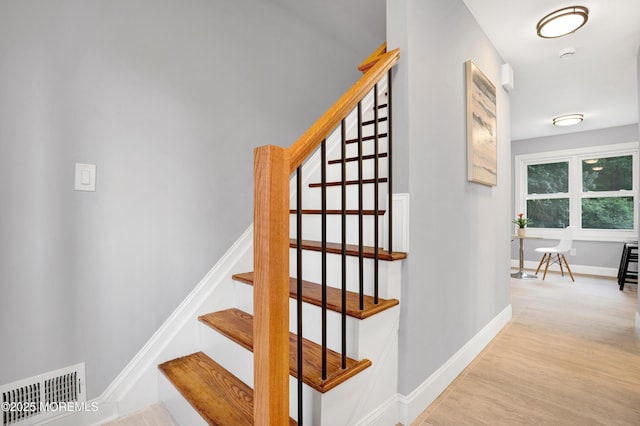 1172 Concord Dr, Brick, NJ 08724 - staircase featuring baseboards and wood finished floors