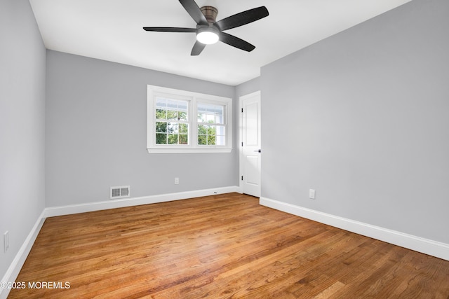 1172 Concord Dr, Brick, NJ 08724 - empty room with baseboards, a ceiling fan, and wood finished floors