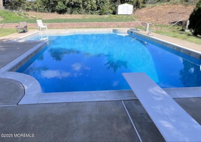 6 Marc Ln, North Hanover, NJ 08562 - outdoor pool with a diving board