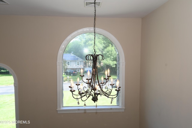 6 Marc Ln, North Hanover, NJ 08562 - detailed view of a chandelier