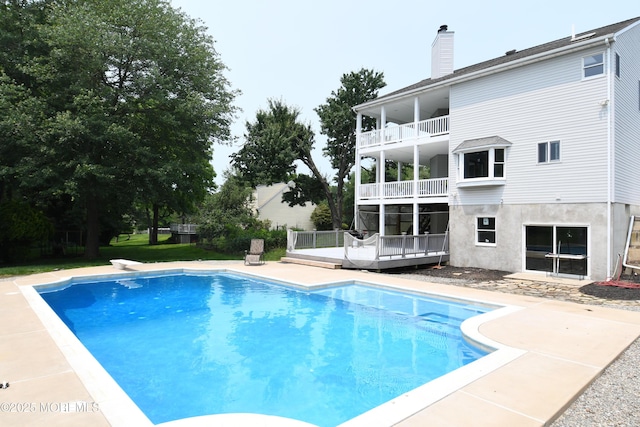 6 Marc Ln, North Hanover, NJ 08562 - outdoor pool featuring a patio area