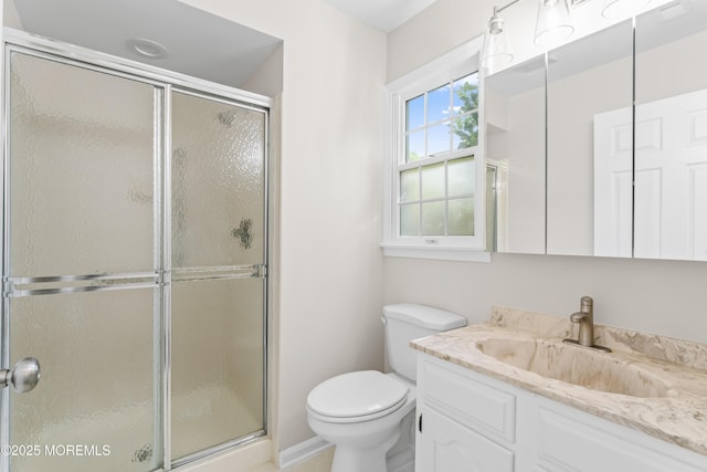 1776 Buttonwood Ave, Toms River, NJ 08755 - full bath with toilet, vanity, and a stall shower