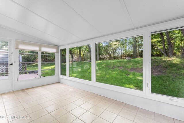 1776 Buttonwood Ave, Toms River, NJ 08755 - unfurnished sunroom with lofted ceiling
