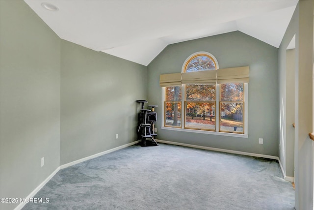 9 Rutherford Ct, Jackson, NJ 08527 - carpeted spare room featuring lofted ceiling and baseboards