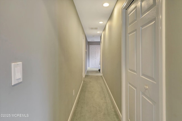 9 Rutherford Ct, Jackson, NJ 08527 - hallway with light carpet, baseboards, and recessed lighting