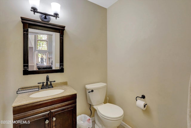 9 Rutherford Ct, Jackson, NJ 08527 - half bathroom with vanity, toilet, and baseboards