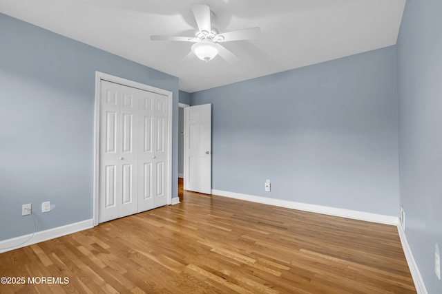 6 Kenneth Dr, Ocean Twp, NJ 07712 - unfurnished bedroom with baseboards, wood finished floors, and a closet