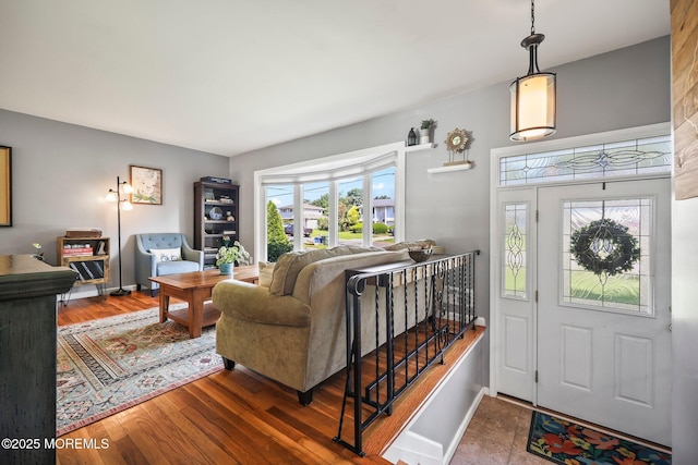 67 Koenig Ln, Freehold, NJ 07728 - entryway featuring wood finished floors