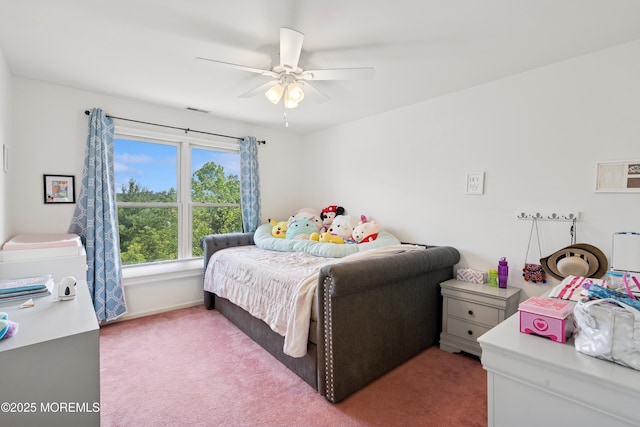 7 Cranberry Ct, Haledon, NJ 07508 - carpeted bedroom featuring ceiling fan