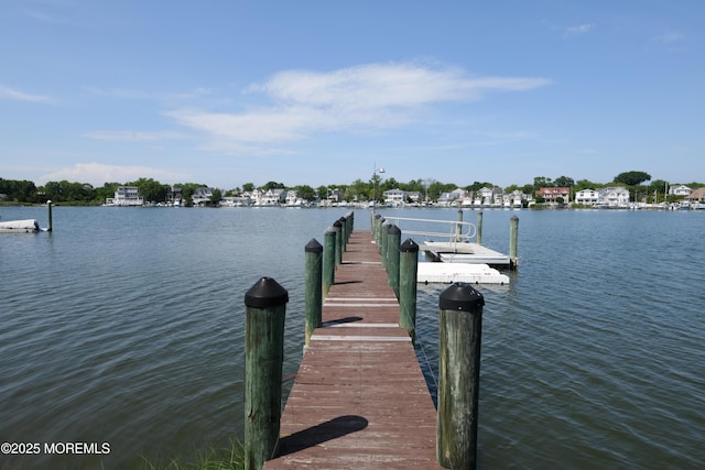 324 Magnolia Ave, Brielle, NJ 08730 - dock area featuring a water view
