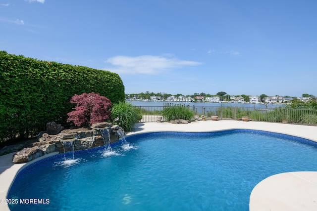 324 Magnolia Ave, Brielle, NJ 08730 - view of swimming pool with a water view