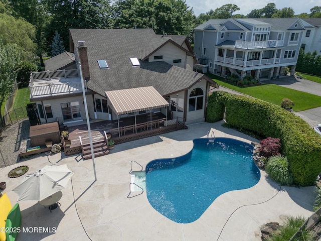324 Magnolia Ave, Brielle, NJ 08730 - outdoor pool with a patio