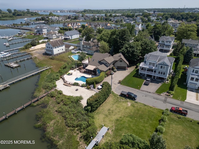 324 Magnolia Ave, Brielle, NJ 08730 - aerial perspective of suburban area featuring a large body of water