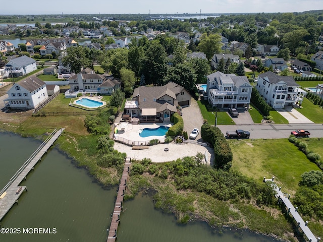 324 Magnolia Ave, Brielle, NJ 08730 - aerial view of residential area featuring a nearby body of water