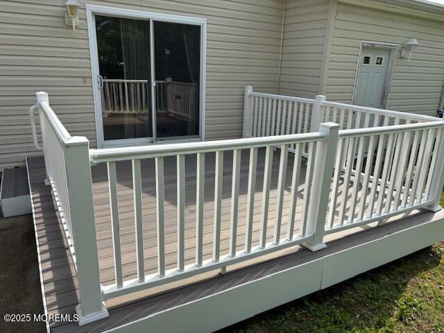 184 Pebble Beach Dr, Mays Landing, NJ 08330 - view of wooden terrace