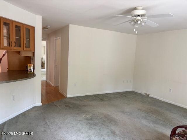 184 Pebble Beach Dr, Mays Landing, NJ 08330 - unfurnished room with carpet and ceiling fan