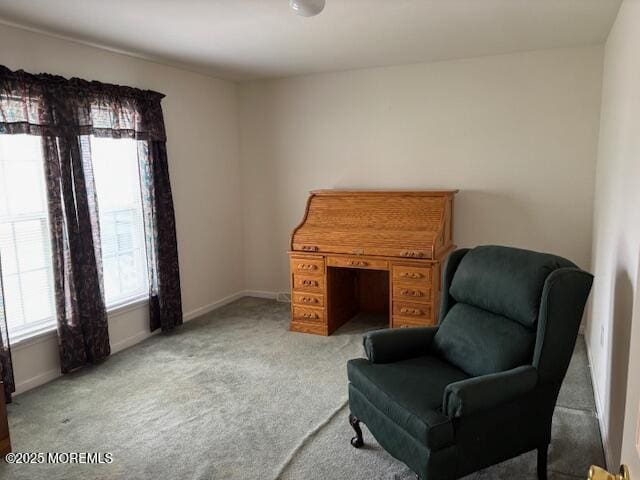 184 Pebble Beach Dr, Mays Landing, NJ 08330 - sitting room with carpet floors and baseboards