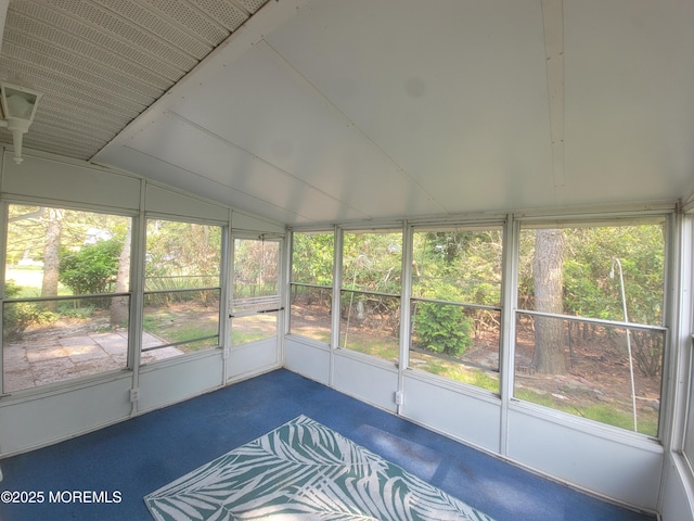 799 Hudson Pkwy, Whiting, NJ 08759 - unfurnished sunroom with lofted ceiling and plenty of natural light