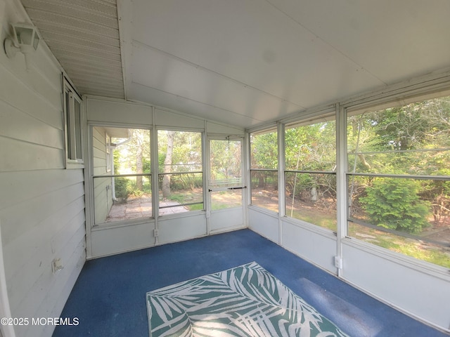799 Hudson Pkwy, Whiting, NJ 08759 - unfurnished sunroom featuring lofted ceiling