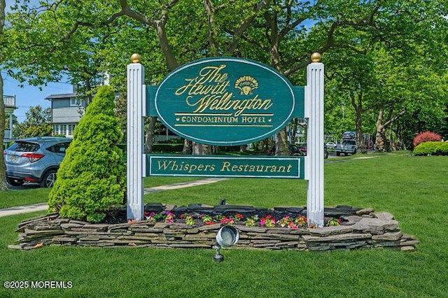 200 Monmouth Ave Unit 7, Spring Lake, NJ 07762 - community / neighborhood sign with a lawn