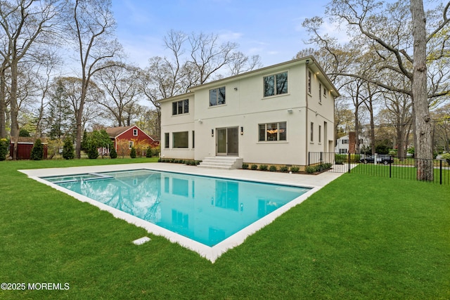 428 Wells Ave, Oakhurst, NJ 07755 - back of property featuring stucco siding and entry steps