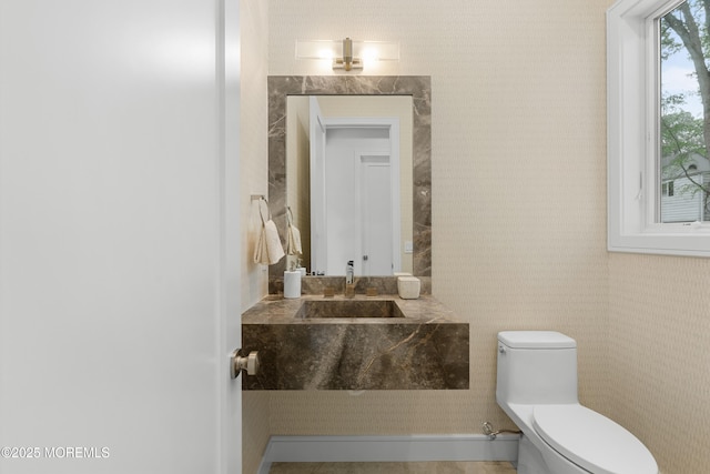 428 Wells Ave, Oakhurst, NJ 07755 - half bath featuring toilet and vanity