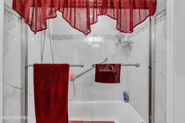 404B Newport Way, Monroe, NJ 08831 - full bath featuring combined bath / shower with glass door