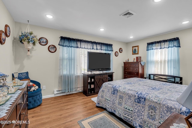 404B Newport Way, Monroe, NJ 08831 - bedroom featuring wood finished floors and recessed lighting