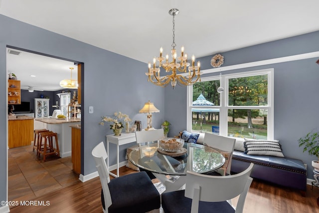 18 Mount Ranier Dr, Howell, NJ 07731 - dining space with a chandelier